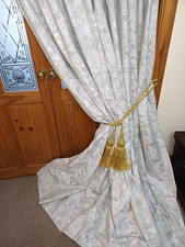 Chenille Curtains Silver /