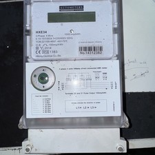 LED Digital Energy Meter 3x200V 5(100A) 4P 3 Phase 4 Wires. Autometers used