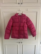 Girls Pink Puffer Coat