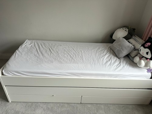 Single bed with underneath - bed,