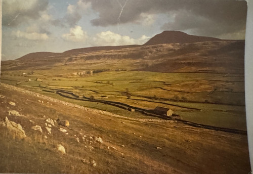 Vintage postcard ingleton - postcard,