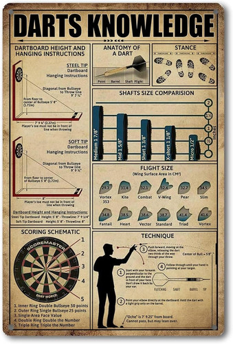 Vintage darts knowledge metal - knowledge,