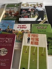 30  x Golf Book Titles Job Lot Bundle