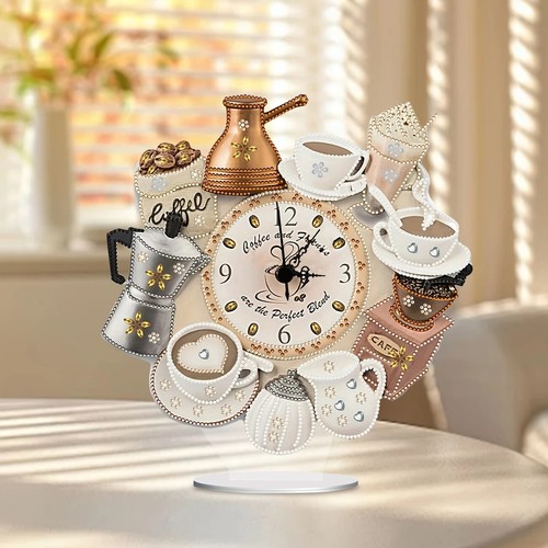 Diy diamond painting clock - diy,