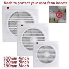 Brightex, EXTRACTOR FAN 100mm120mm 150mm 4,5,6 inch Bathroom, Kitchen Quiet Slim