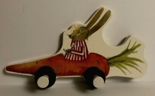Children's Coat/Clothing Hook Rack Rabbit Driving Carrot Car IKEA Fabler