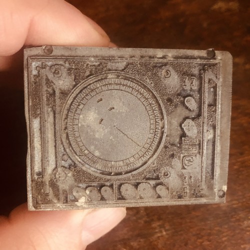 Letterpress printing block - printing,