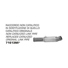 ARROW Non Catalytic Central Fitting for KTM 1290 SUPER DUKE R 2014-2019