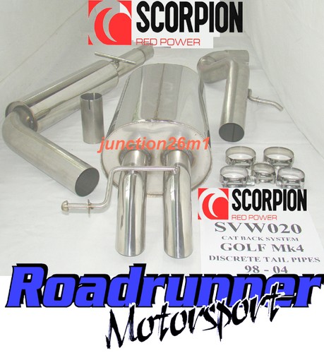Scorpion golf mk4 exhaust - golf, 1.6