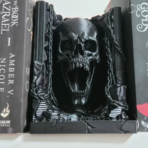 Cursed skull fantasy book nook - cursed,
