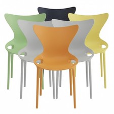 Plastic Stackable Modern