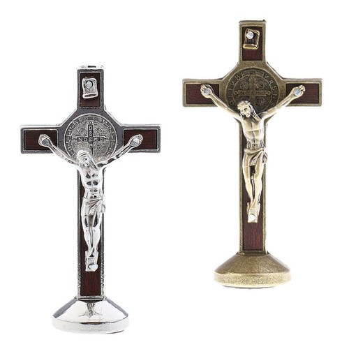 Pieces metal crucifix christ - metal,