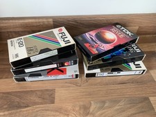 6 Used Blank VHS Video