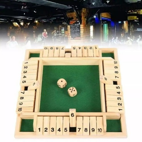 Shut the box dice game - shut,
