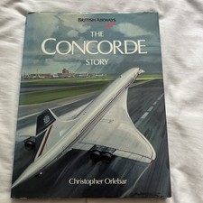 Concorde Story Hardback Christopher Orlebar signed by author 