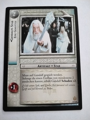 Lotr tcg gandalf staff - lotr, tcg: