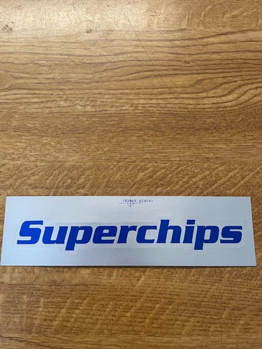 Superchips sticker genuine - superchips,