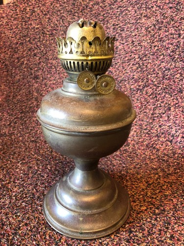 Vintage duplex oil lamp - duplex, in