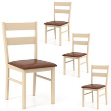 Wooden dining chair set of 4