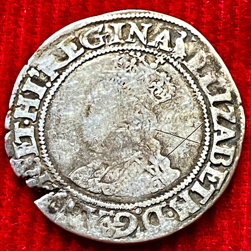 One shilling elizabeth - shilling, 2nd