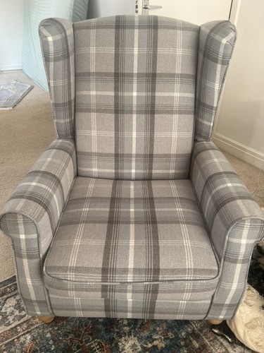 Dunelm oswald check grey - oswald,