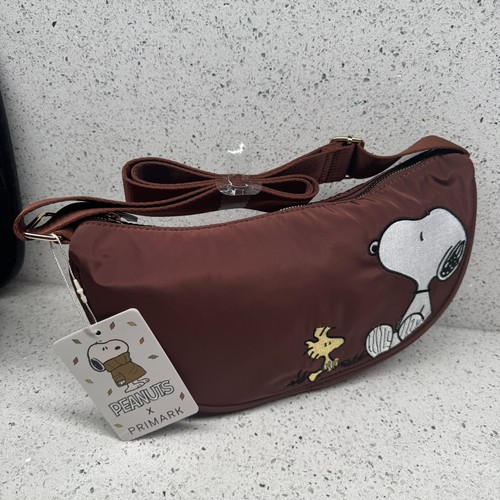 Peanuts brown snoopy crossbody - snoopy,