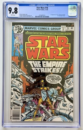 Star wars cgc - wars, 9.8