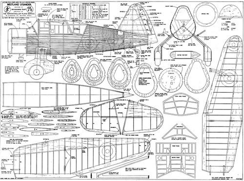 Westland lysander plan - lysander,