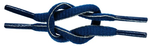 Cobalt blue 8mm oval 130cm - blue,