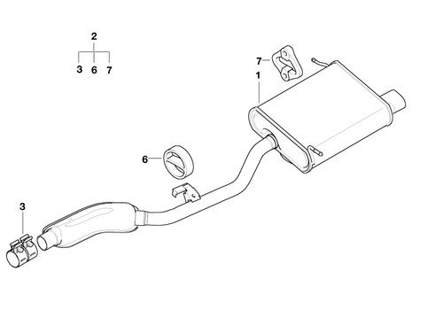 Bmw genuine silencer - bmw, on