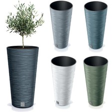 Round furu style look planter - furu,