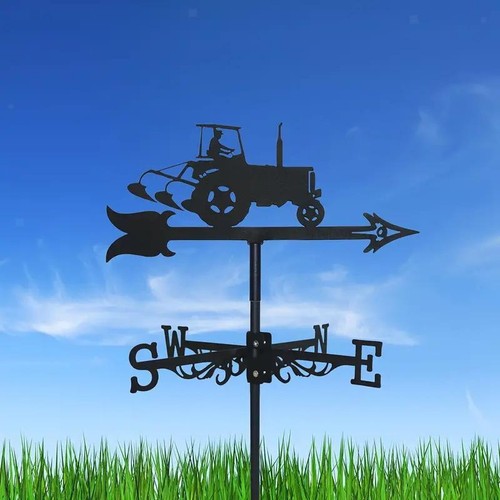 Tractor weather vane - vane, roof