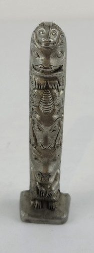 Boma style native totem pole - native,