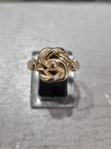 9ct yellow gold solid knot - 9ct,