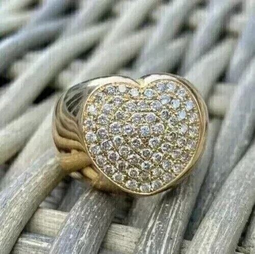 Men cluster heart - men's, ring