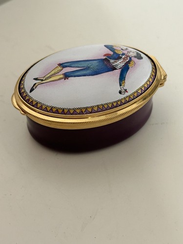 Staffordshire enamels pill - staffordshire, box