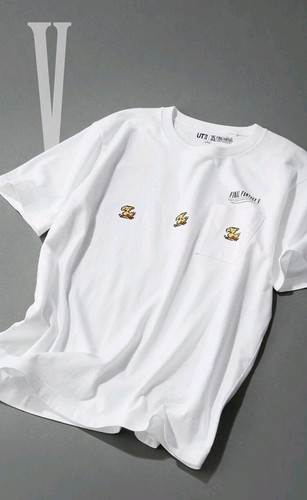 Uniqlo final fantasy shirt - t-shirt, v