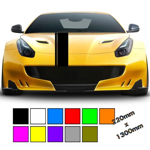 Wide bonnet stripe vinyl - wide, decal