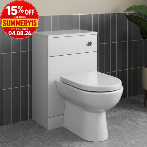 Back wall toilet unit - back, to