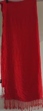 Armani red shawl scarf - armani,