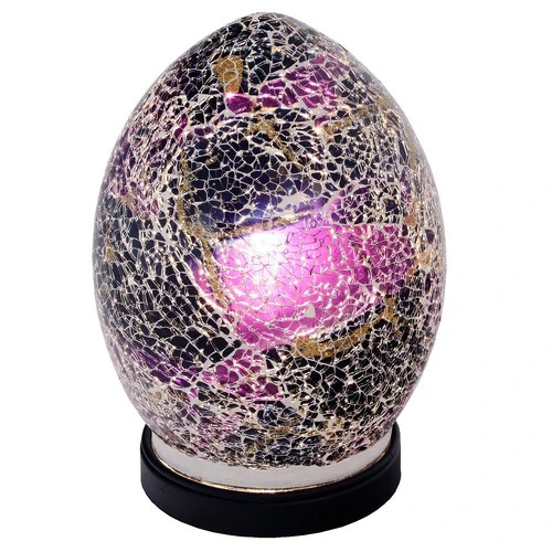 Purple mosaic glass - purple, vintage