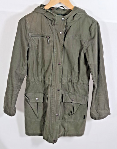 Hamnett womens hooded khaki - hamnett,