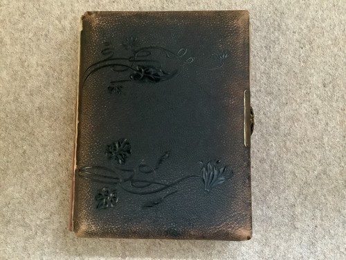Antique leather floral - , photo