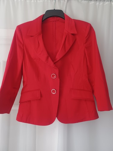 Basler red blazer jacket - basler,