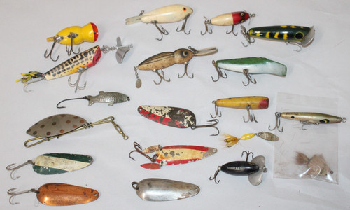 Lot vintage fishing - lot, 19