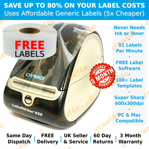 Dymo label printer 450 - dymo,