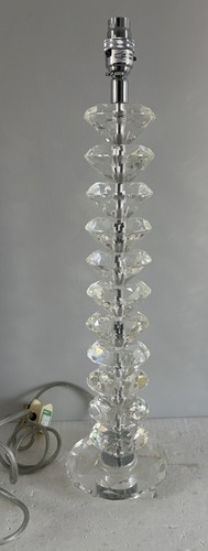 Large disc stacked faceted - large,