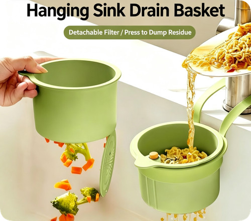 Hanging sink strainer - hanging,
