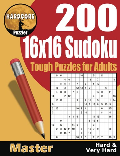 Hard core 16x16 sudoku - sudoku, 200