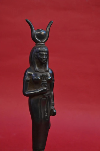 Hathor statue ancient egyptian - statue,